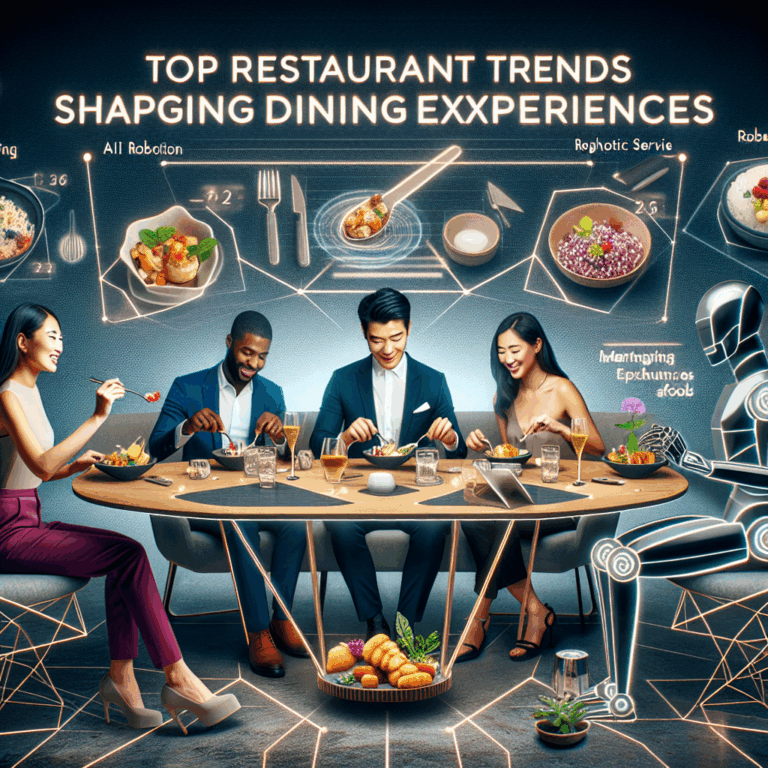 Top Restaurant Trends Shaping Dining Experiences in 2025