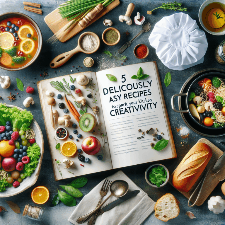 5 Deliciously Easy Recipes to Spark Your Kitchen Creativity