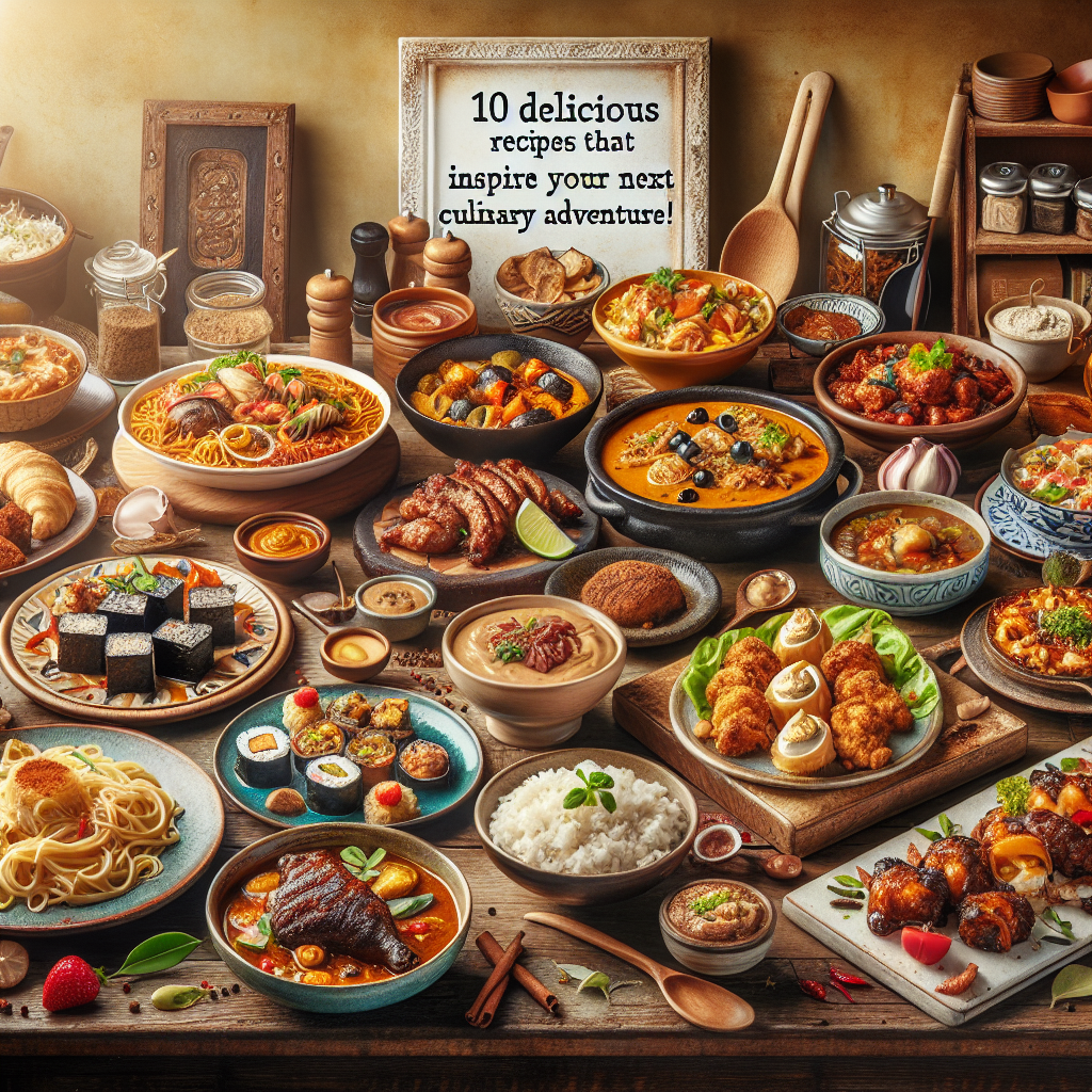 10 Delicious Recipes That Will Inspire Your Next Culinary Adventure